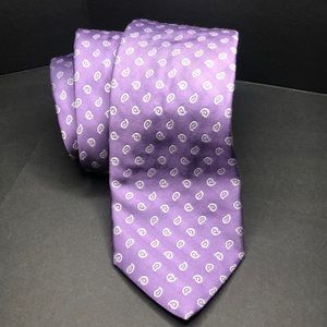 Breuer lavender paisley design Tie